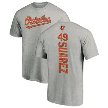 Men's Albert Suarez Baltimore Orioles Backer T-Shirt - Ash