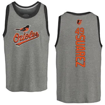 Men's Albert Suarez Baltimore Orioles Backer Tri-Blend Tank Top - Ash