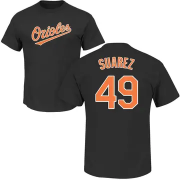 Men's Albert Suarez Baltimore Orioles Roster Name & Number T-Shirt - Black