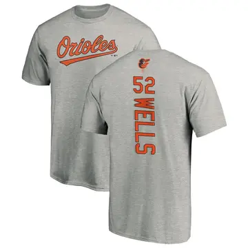 Men's Alexander Wells Baltimore Orioles Backer T-Shirt - Ash