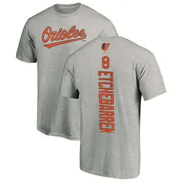 Men's Andy Etchebarren Baltimore Orioles Backer T-Shirt - Ash