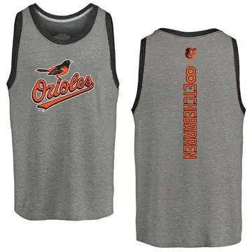 Men's Andy Etchebarren Baltimore Orioles Backer Tri-Blend Tank Top - Ash