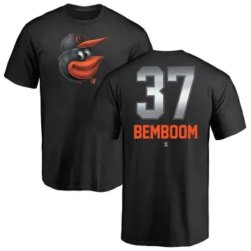 Men's Anthony Bemboom Baltimore Orioles Midnight Mascot T-Shirt - Black