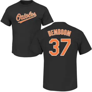 Men's Anthony Bemboom Baltimore Orioles Roster Name & Number T-Shirt - Black