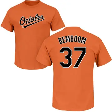 Men's Anthony Bemboom Baltimore Orioles Roster Name & Number T-Shirt - Orange