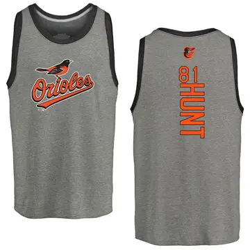 Men's Blake Hunt Baltimore Orioles Backer Tri-Blend Tank Top - Ash