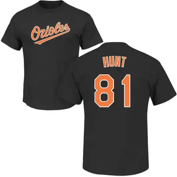 Men's Blake Hunt Baltimore Orioles Roster Name & Number T-Shirt - Black