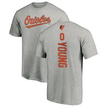 Men's Brandon Young Baltimore Orioles Backer T-Shirt - Ash