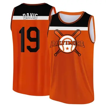 Men's Chris Davis Baltimore Orioles Orange/Black Baseball Legend Tank Top