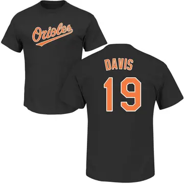 Men's Chris Davis Baltimore Orioles Roster Name & Number T-Shirt - Black