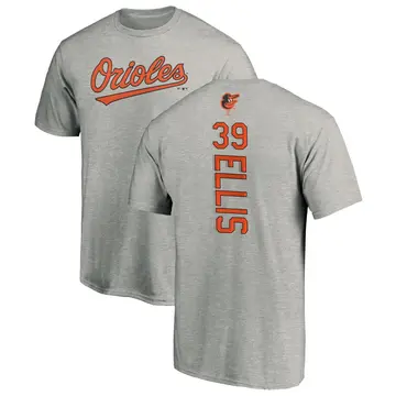 Men's Chris Ellis Baltimore Orioles Backer T-Shirt - Ash