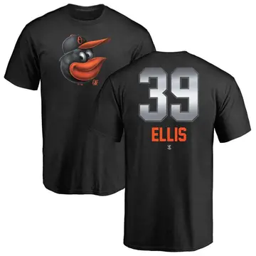 Men's Chris Ellis Baltimore Orioles Midnight Mascot T-Shirt - Black