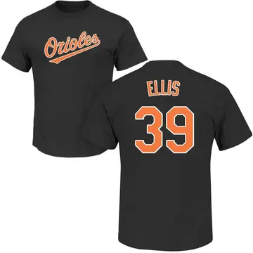 Men's Chris Ellis Baltimore Orioles Roster Name & Number T-Shirt - Black