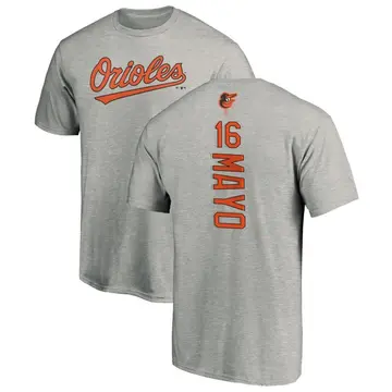 Men's Coby Mayo Baltimore Orioles Backer T-Shirt - Ash