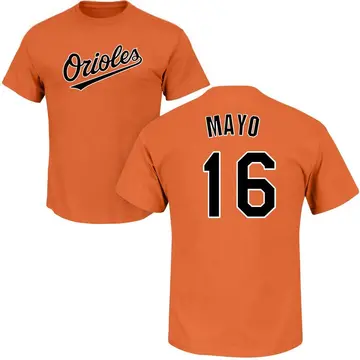 Men's Coby Mayo Baltimore Orioles Roster Name & Number T-Shirt - Orange