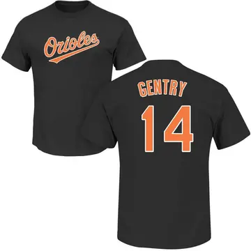 Men's Craig Gentry Baltimore Orioles Roster Name & Number T-Shirt - Black