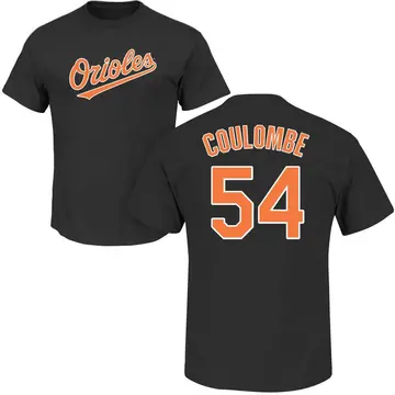 Men's Danny Coulombe Baltimore Orioles Roster Name & Number T-Shirt - Black