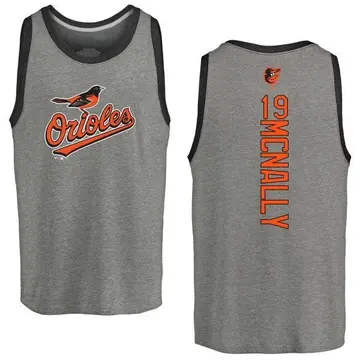 Men's Dave Mcnally Baltimore Orioles Backer Tri-Blend Tank Top - Ash