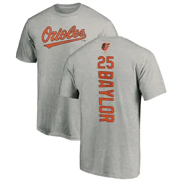 Men's Don Baylor Baltimore Orioles Backer T-Shirt - Ash