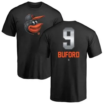 Men's Don Buford Baltimore Orioles Midnight Mascot T-Shirt - Black