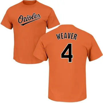 Men's Earl Weaver Baltimore Orioles Roster Name & Number T-Shirt - Orange