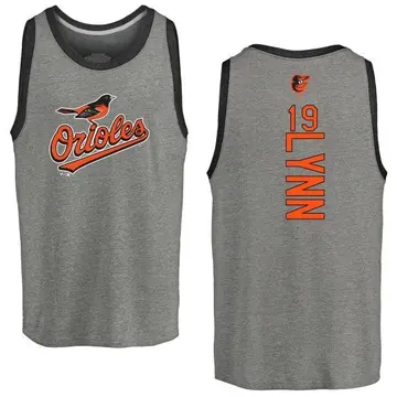 Men's Fred Lynn Baltimore Orioles Backer Tri-Blend Tank Top - Ash