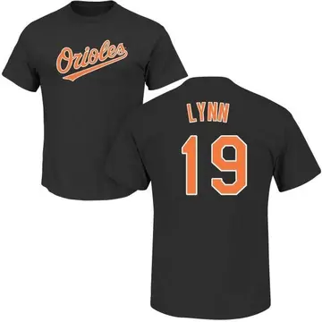 Men's Fred Lynn Baltimore Orioles Roster Name & Number T-Shirt - Black