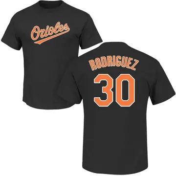 Men's Grayson Rodriguez Baltimore Orioles Roster Name & Number T-Shirt - Black