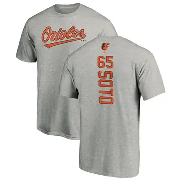 Men's Gregory Soto Baltimore Orioles Backer T-Shirt - Ash