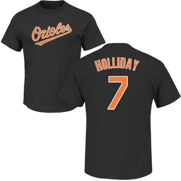 Men's Jackson Holliday Baltimore Orioles Roster Name & Number T-Shirt - Black