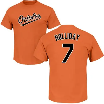 Men's Jackson Holliday Baltimore Orioles Roster Name & Number T-Shirt - Orange