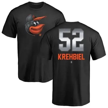 Men's Joey Krehbiel Baltimore Orioles Midnight Mascot T-Shirt - Black