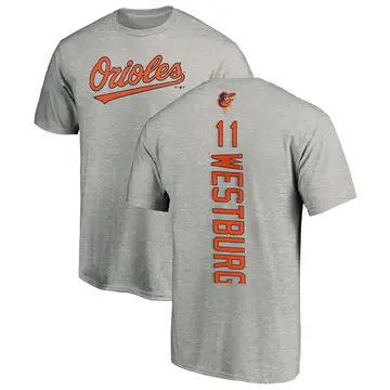 Men's Jordan Westburg Baltimore Orioles Backer T-Shirt - Ash