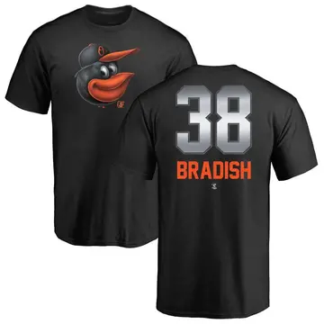 Men's Kyle Bradish Baltimore Orioles Midnight Mascot T-Shirt - Black