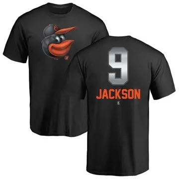 Men's Reggie Jackson Baltimore Orioles Midnight Mascot T-Shirt - Black