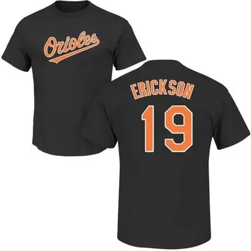 Men's Scott Erickson Baltimore Orioles Roster Name & Number T-Shirt - Black