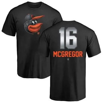 Men's Scott Mcgregor Baltimore Orioles Midnight Mascot T-Shirt - Black