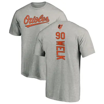 Men's Toby Welk Baltimore Orioles Backer T-Shirt - Ash