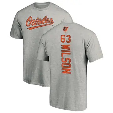 Men's Tyler Wilson Baltimore Orioles Backer T-Shirt - Ash