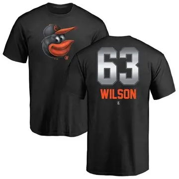 Men's Tyler Wilson Baltimore Orioles Midnight Mascot T-Shirt - Black