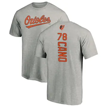 Men's Yennier Cano Baltimore Orioles Backer T-Shirt - Ash