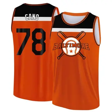 Men's Yennier Cano Baltimore Orioles Orange/Black Baseball Legend Tank Top