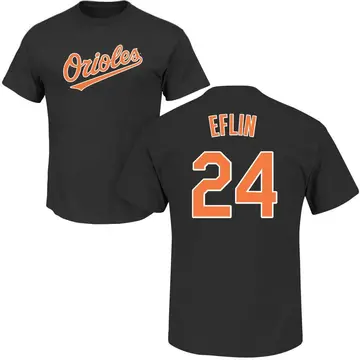 Men's Zach Eflin Baltimore Orioles Roster Name & Number T-Shirt - Black