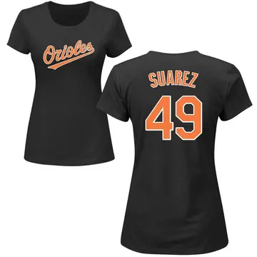 Women's Albert Suarez Baltimore Orioles Roster Name & Number T-Shirt - Black