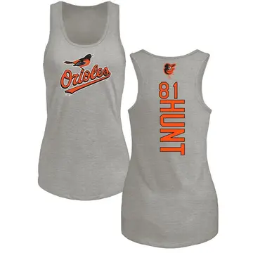 Women's Blake Hunt Baltimore Orioles Backer Tri-Blend Tank Top - Ash