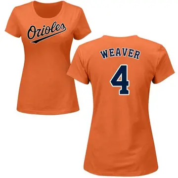 Women's Earl Weaver Baltimore Orioles Roster Name & Number T-Shirt - Orange