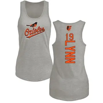 Women's Fred Lynn Baltimore Orioles Backer Tri-Blend Tank Top - Ash