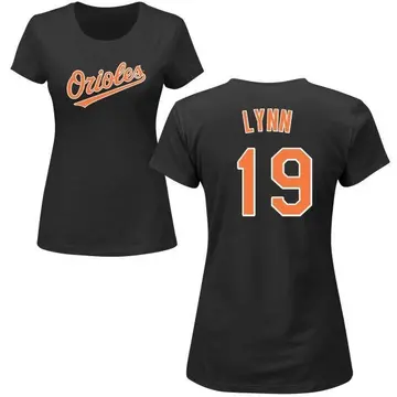 Women's Fred Lynn Baltimore Orioles Roster Name & Number T-Shirt - Black