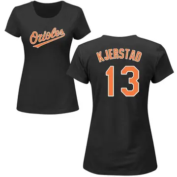 Women's Heston Kjerstad Baltimore Orioles Roster Name & Number T-Shirt - Black