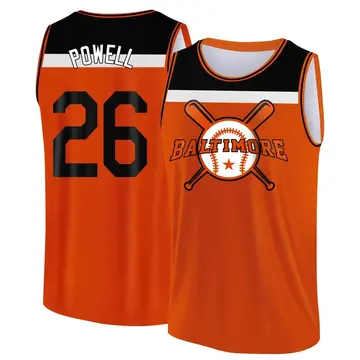 Youth Boog Powell Baltimore Orioles Orange/Black Baseball Legend Tank Top